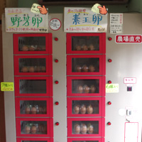卵の自動販売機